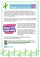 Time to Talk - Flyer